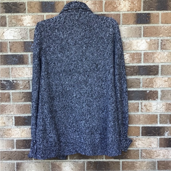 Maurice’s Black & Silver Cable Sweater, Sz. M - Picture 4 of 5